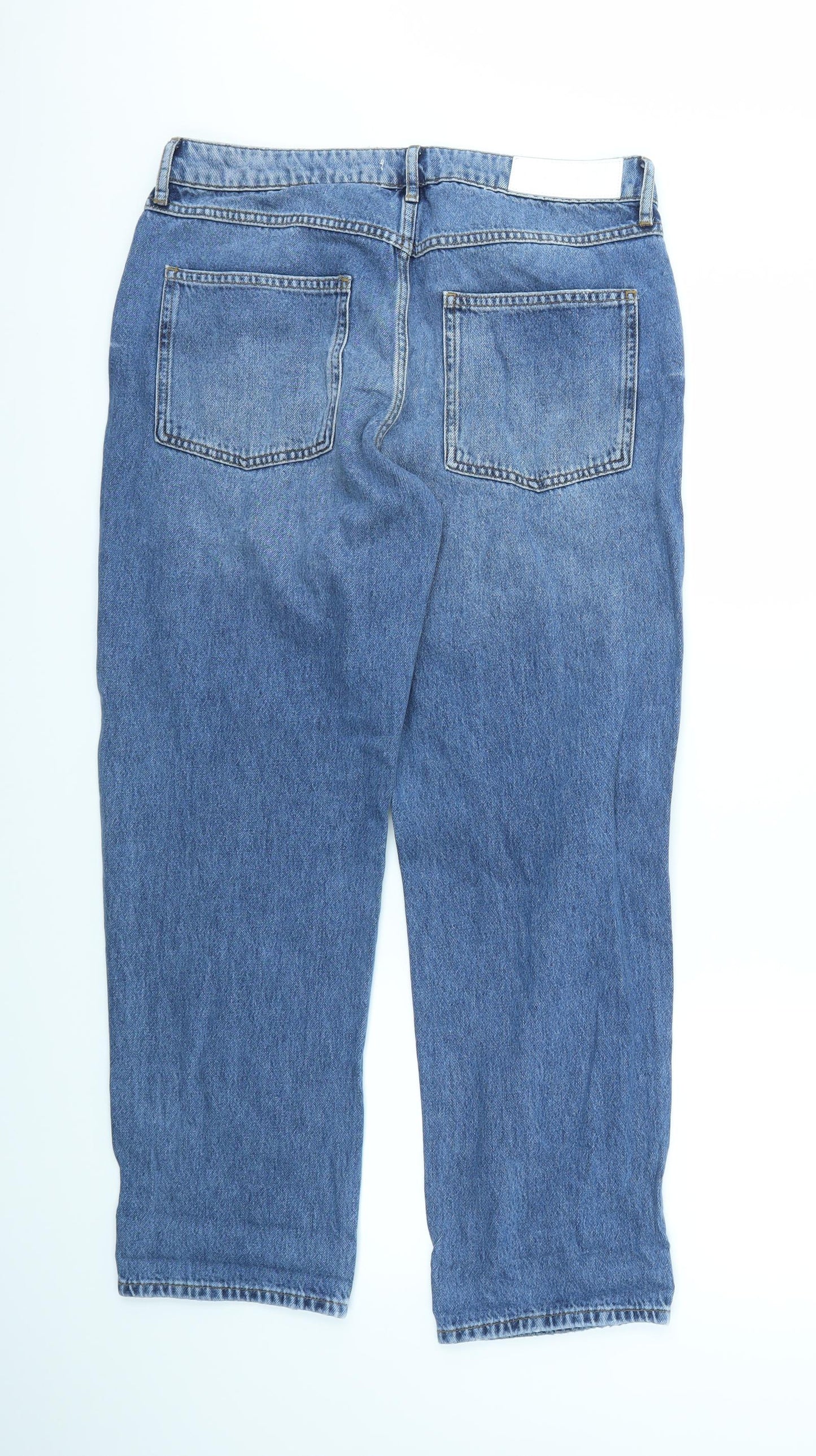 River Island Womens Blue   Straight Jeans Size 12 L29 in