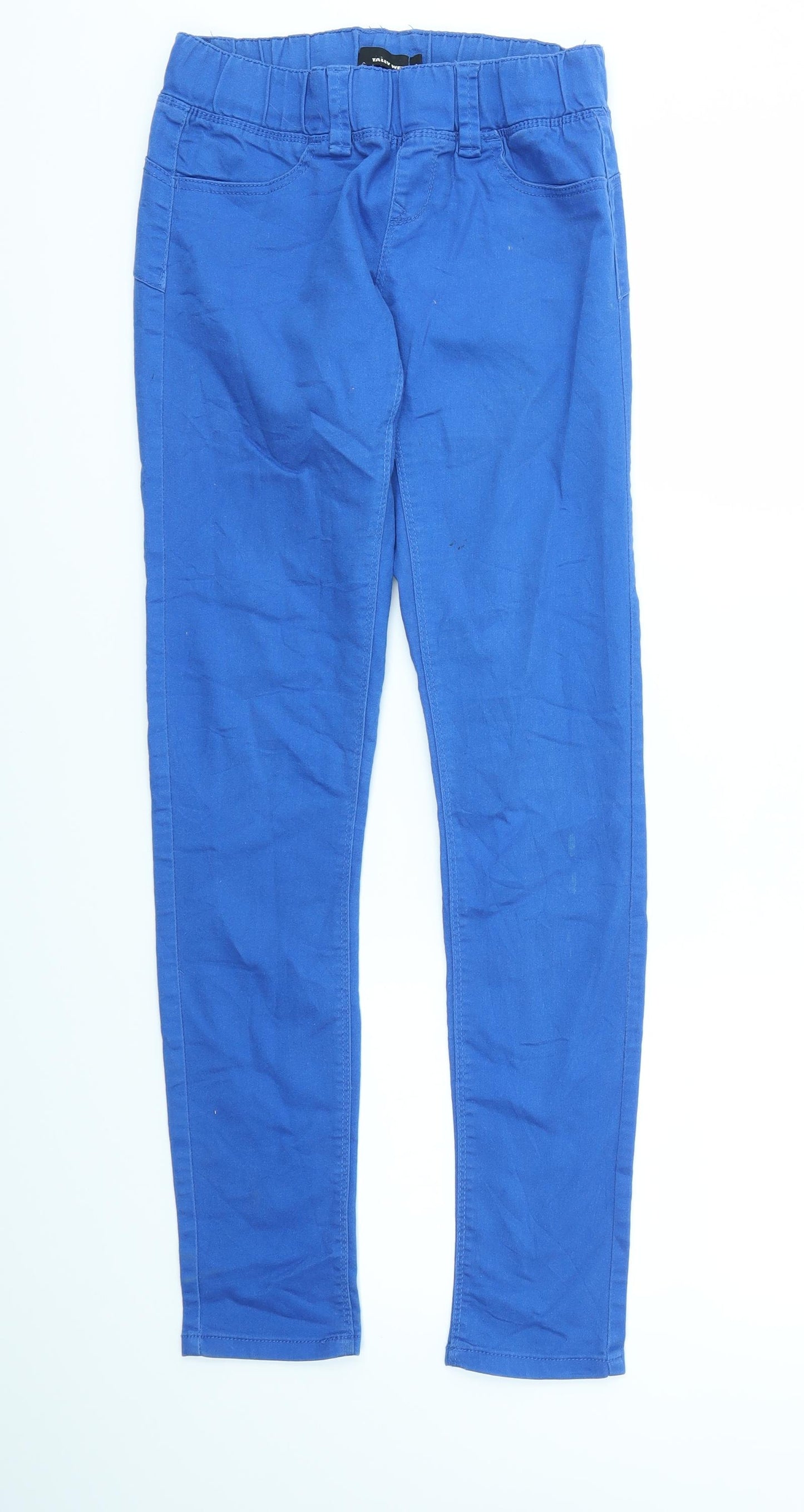 TALLY WEiJL Womens Blue   Skinny Jeans Size 38 L30 in - stretch waistband