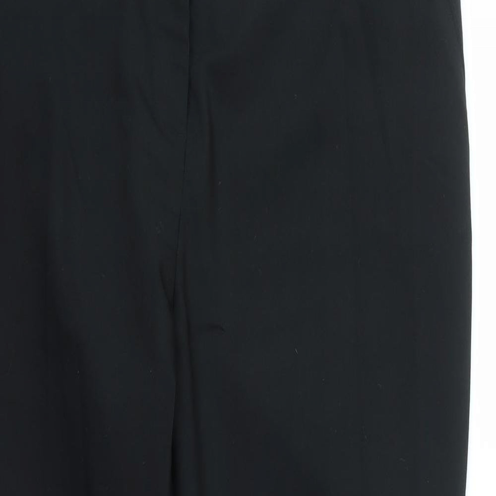 Papaya Womens Black   Trousers  Size 16 L27 in