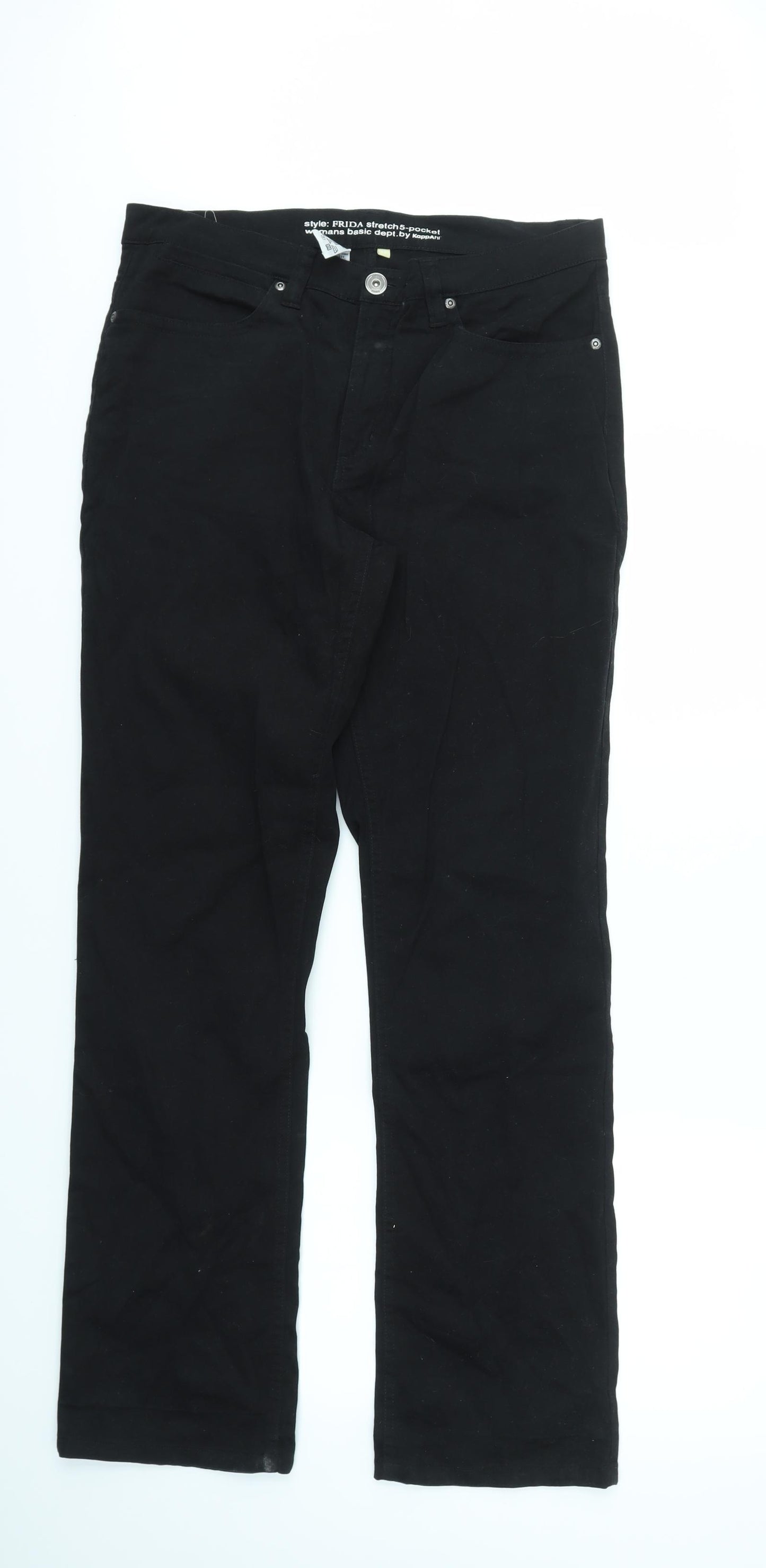 Preworn Womens Black   Trousers  Size 34 in L30 in