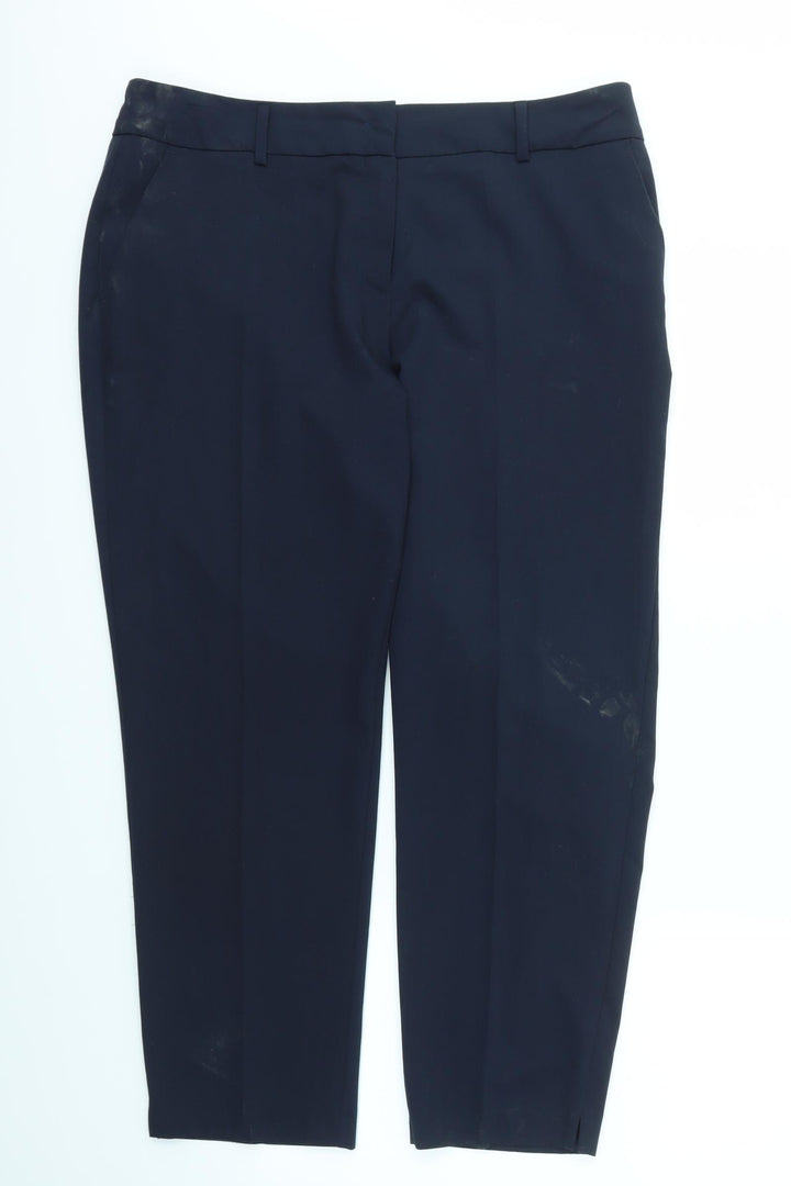 Dorothy Perkins Womens Blue Trousers Size 14 L26 in
