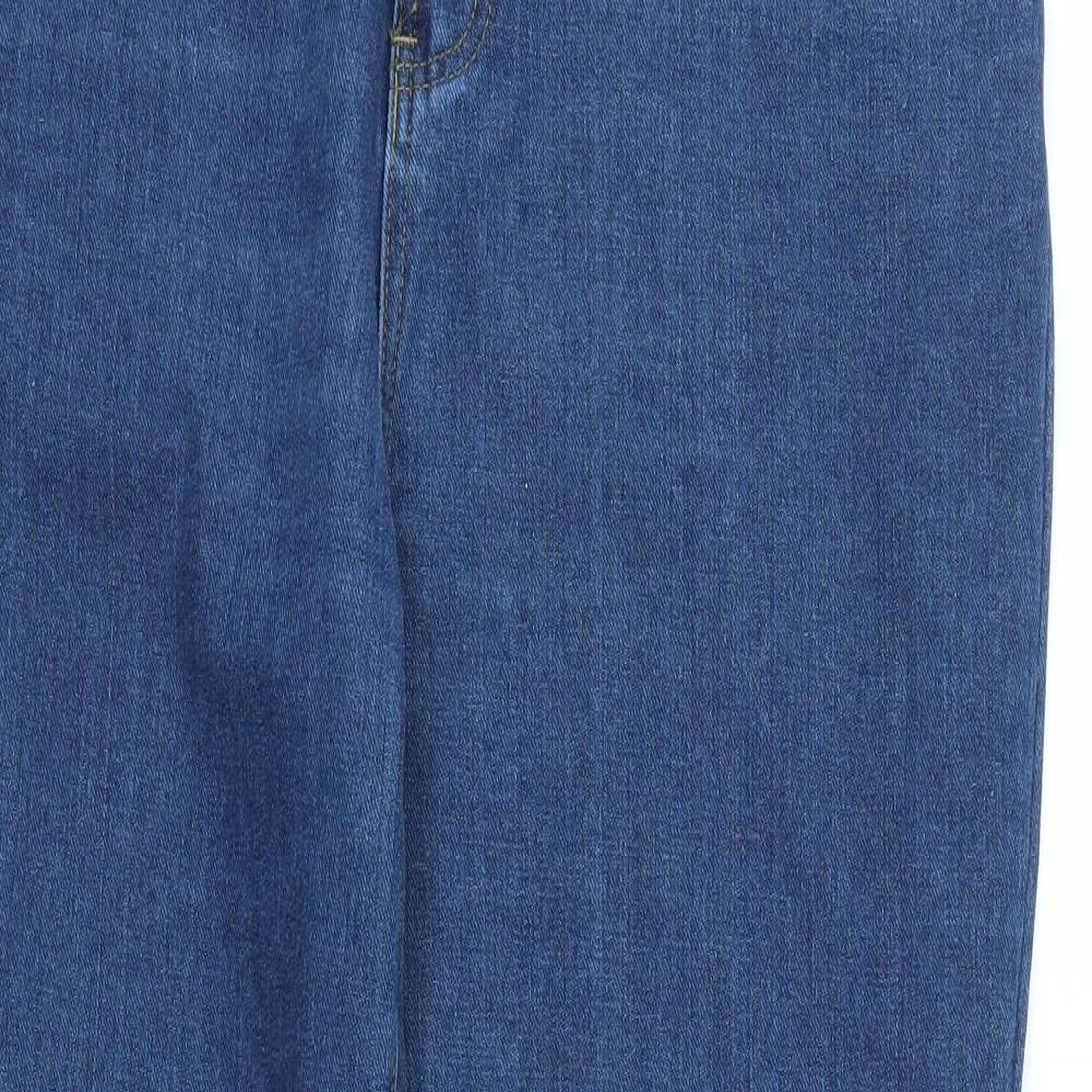 Boohoo Womens Blue   Skinny Jeans Size 16 L31 in