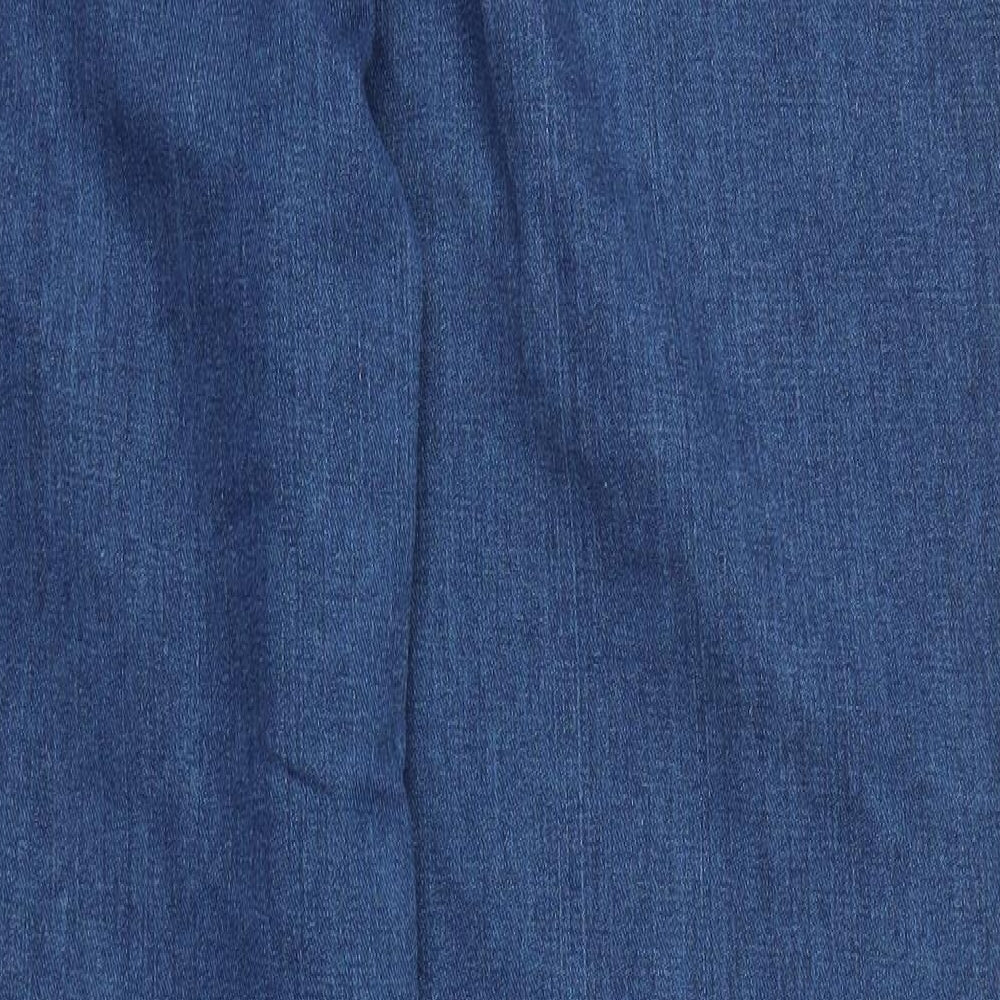 Boohoo Womens Blue   Skinny Jeans Size 16 L31 in