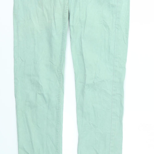 Preworn Womens Green   Skinny Jeans Size 32 in L33 in