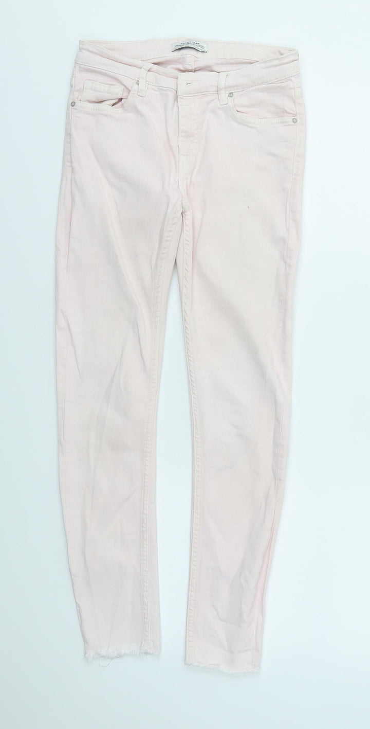 Zara Womens Pink   Skinny Jeans Size 28 in L27 in