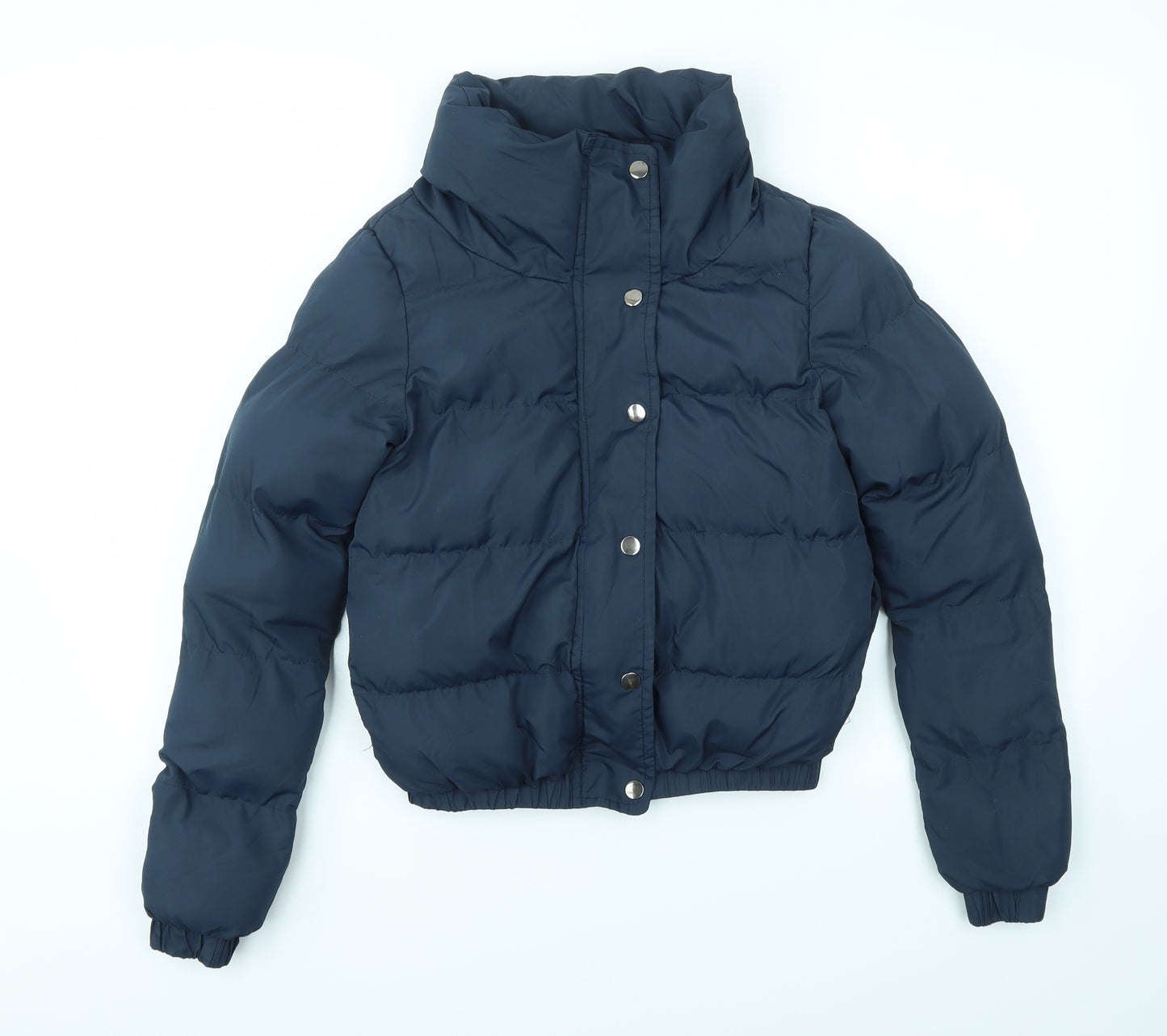 Brave Soul Womens Blue   Jacket Coat Size 3XS