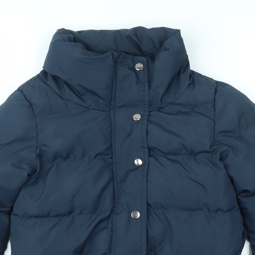 Brave Soul Womens Blue   Jacket Coat Size 3XS