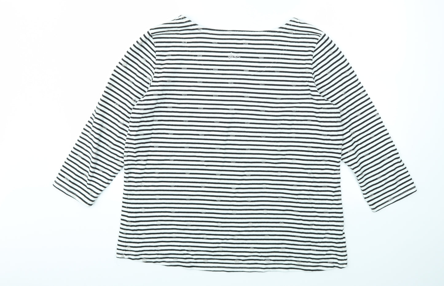 Joules Womens Multicoloured Striped  Basic T-Shirt Size 18