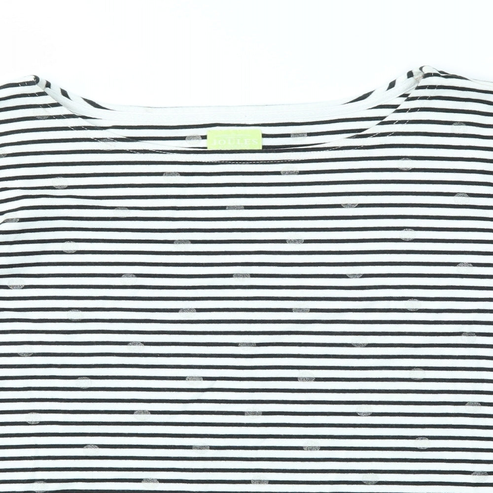 Joules Womens Multicoloured Striped  Basic T-Shirt Size 18