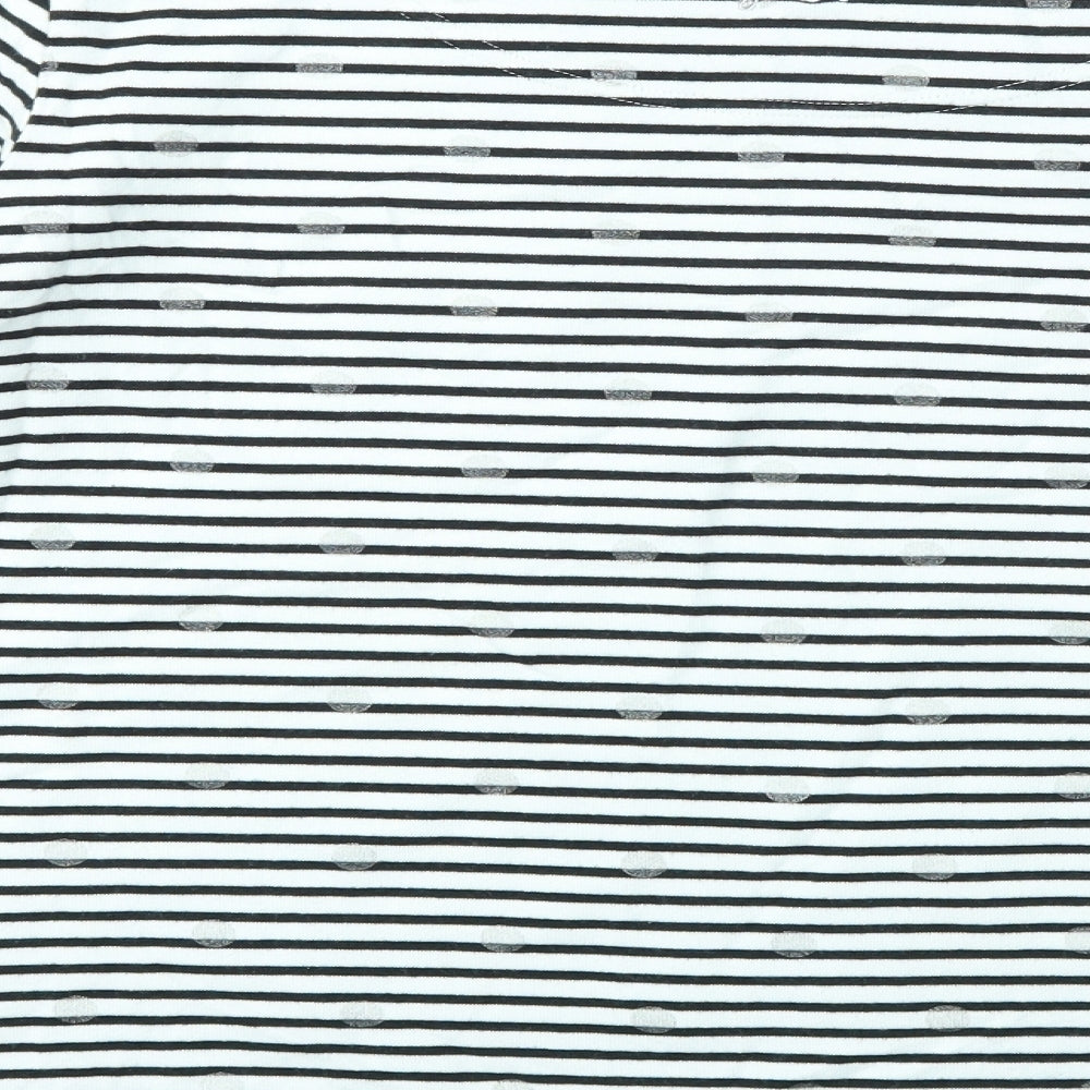 Joules Womens Multicoloured Striped  Basic T-Shirt Size 18