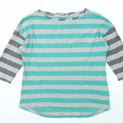 BODEN  Womens Multicoloured Striped  Basic T-Shirt Size 16