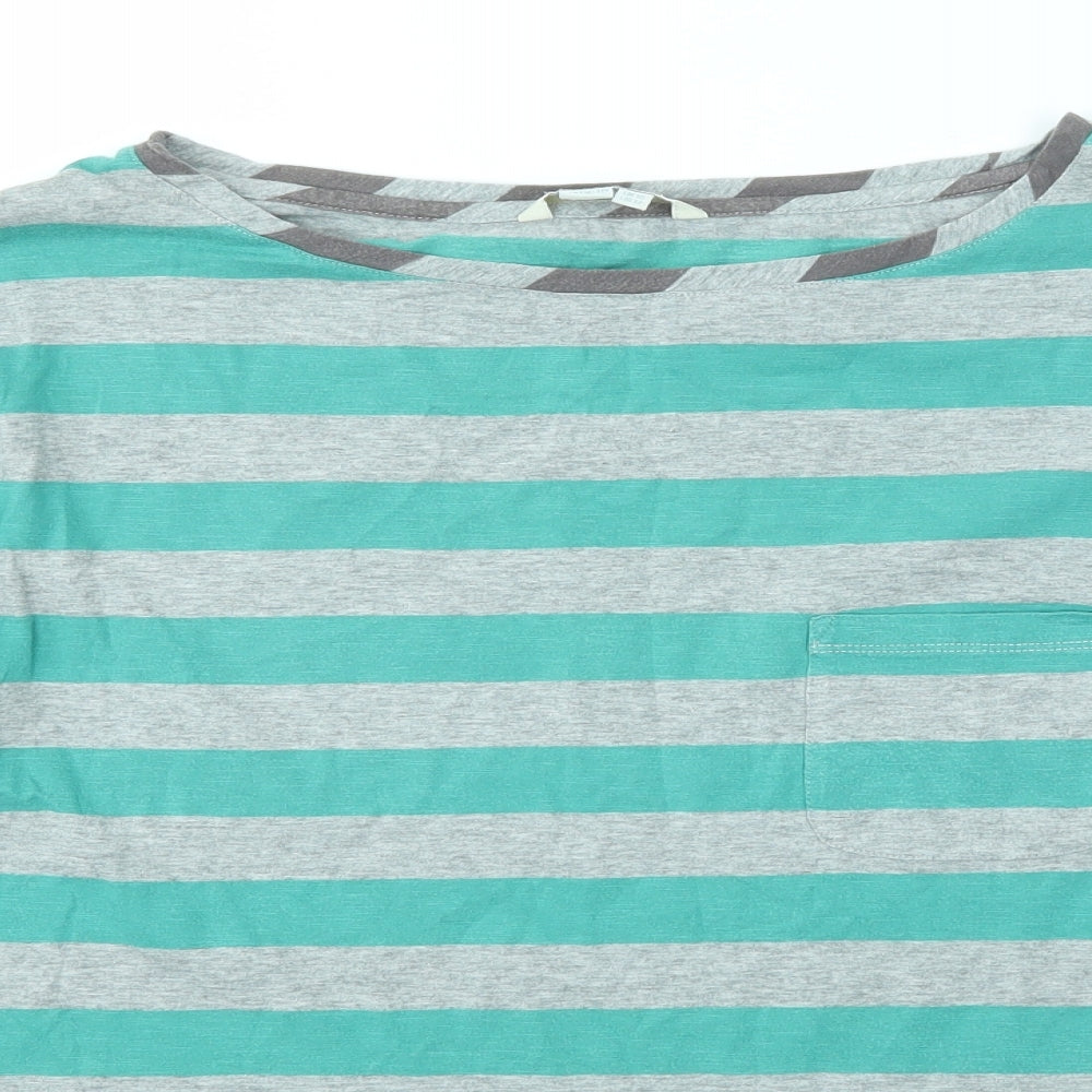 BODEN  Womens Multicoloured Striped  Basic T-Shirt Size 16
