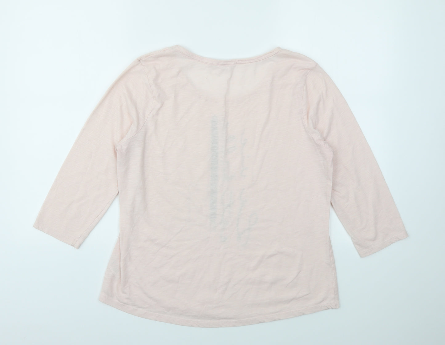 PEP&CO Womens Pink   Basic T-Shirt Size 16