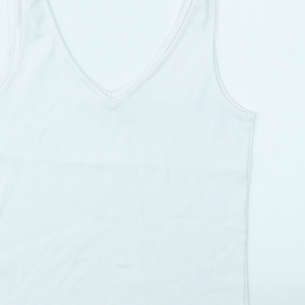 New Look Womens White   Basic T-Shirt Size 16