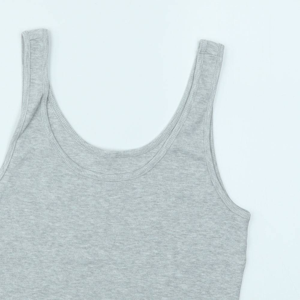 New Look Womens Grey   Basic T-Shirt Size 16