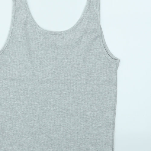 New Look Womens Grey   Basic T-Shirt Size 16