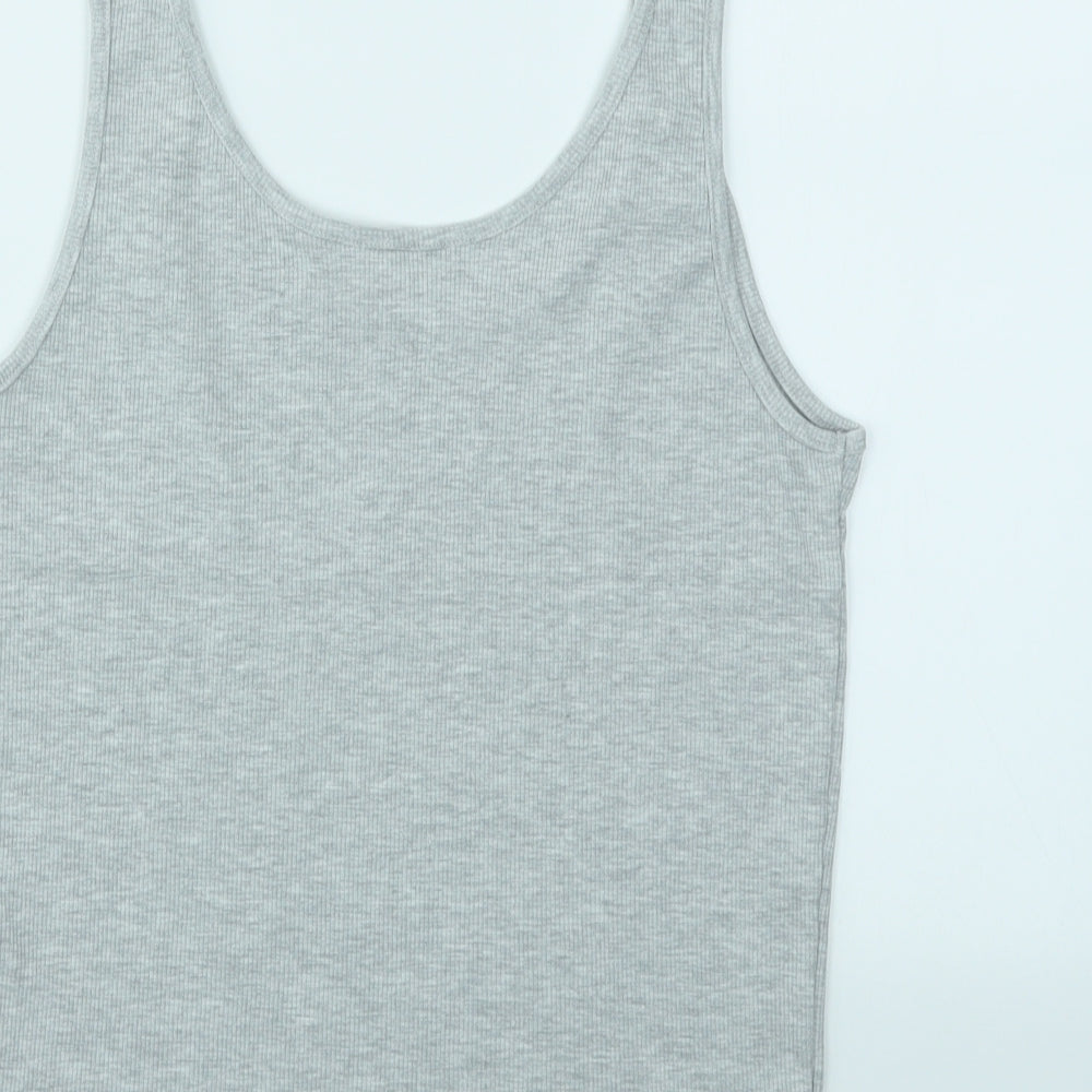 New Look Womens Grey   Basic T-Shirt Size 16