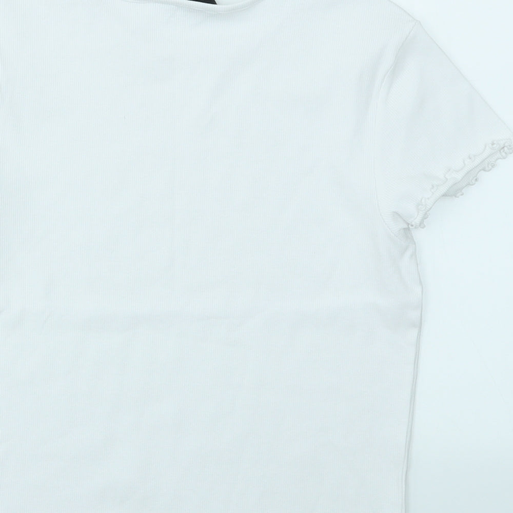 New Look Womens White   Basic T-Shirt Size 16