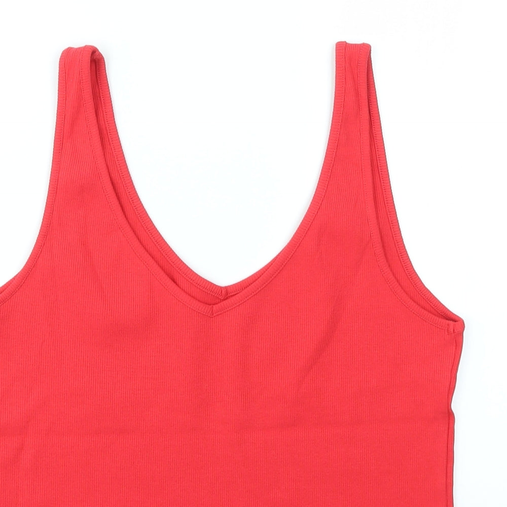 NEW LOOK  Womens Red   Basic T-Shirt Size 16