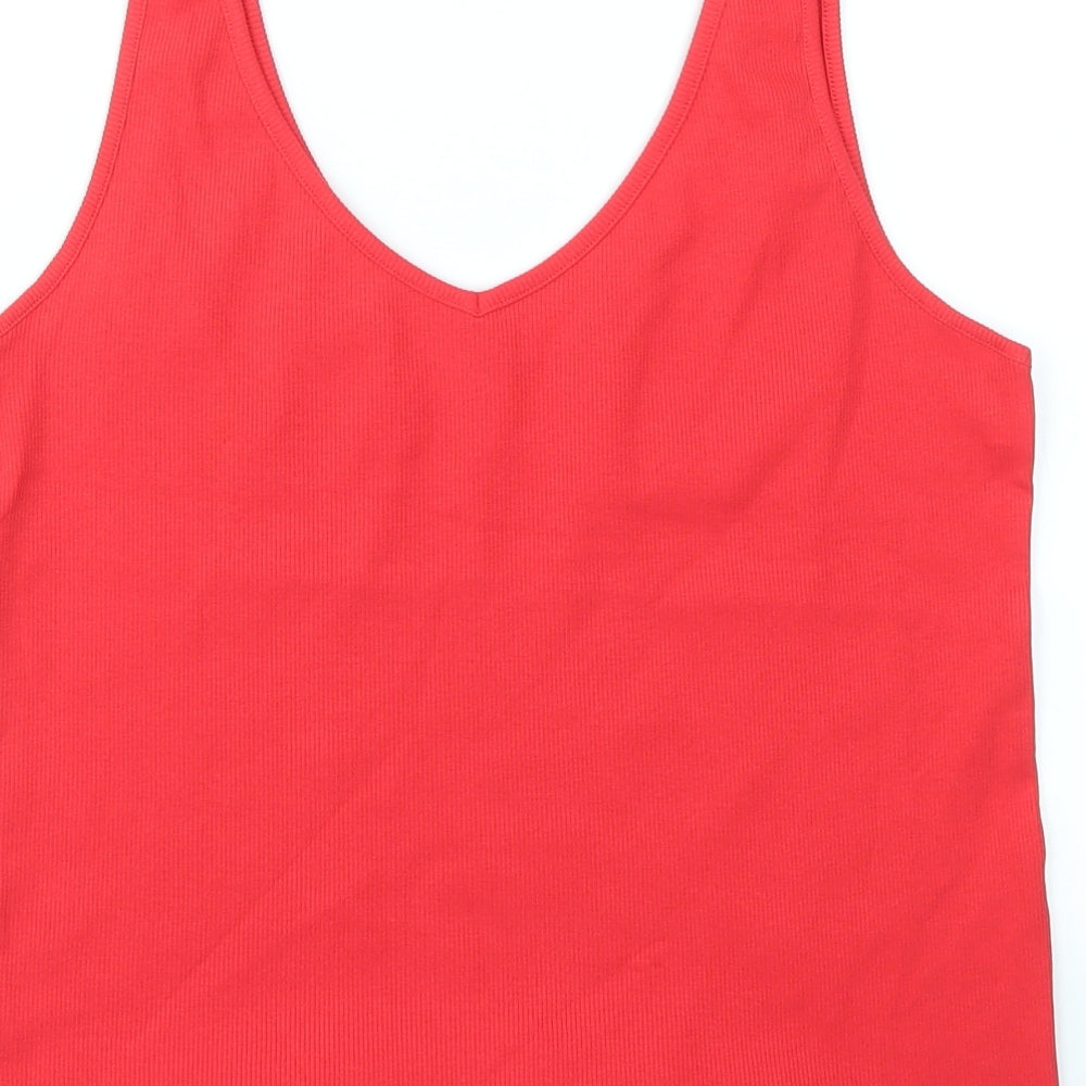 NEW LOOK  Womens Red   Basic T-Shirt Size 16