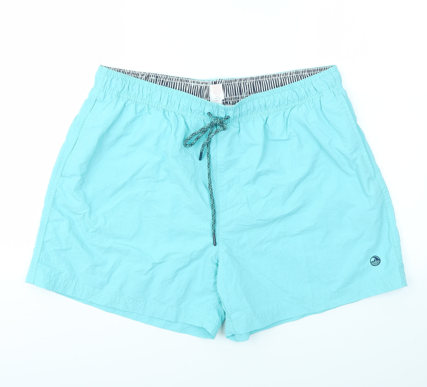F&F Womens Blue   Cut-Off Shorts Size XL - stretch waistband