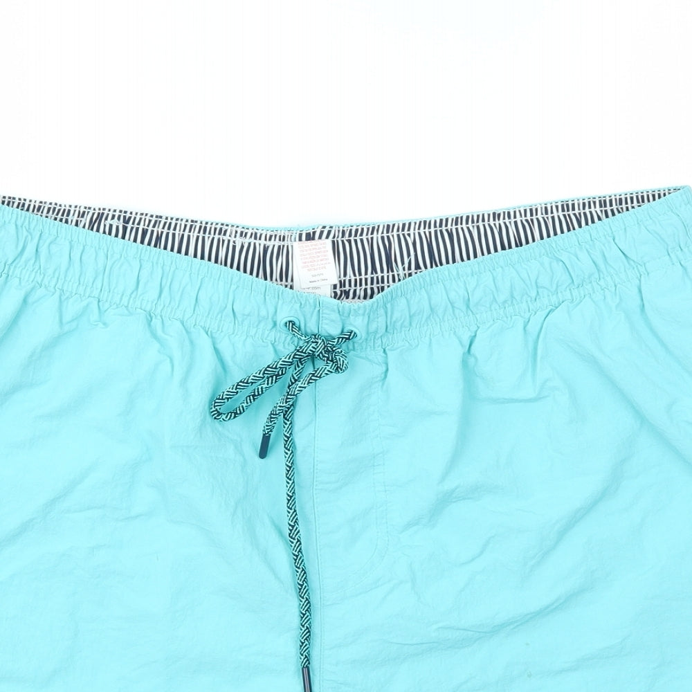 F&F Womens Blue   Cut-Off Shorts Size XL - stretch waistband