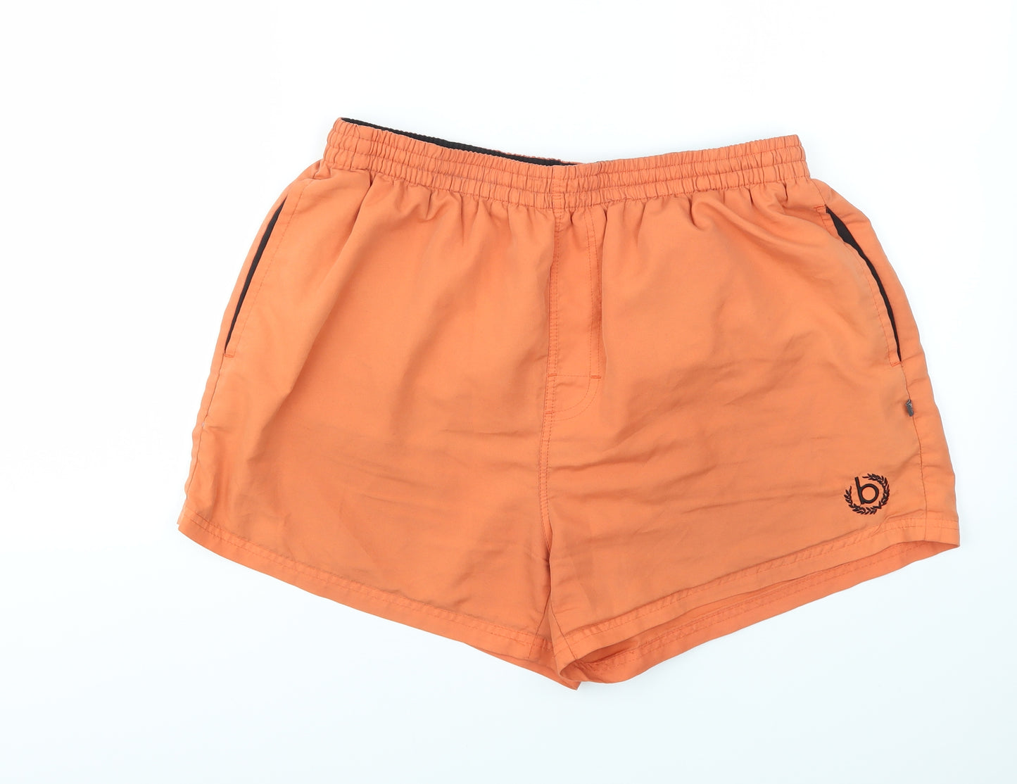 Bugatti Mens Orange   Sweat Shorts Size L - stretch waistband