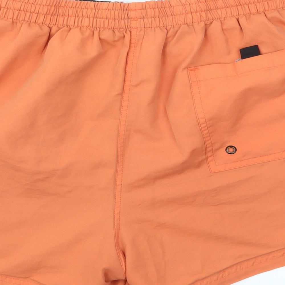Bugatti Mens Orange   Sweat Shorts Size L - stretch waistband