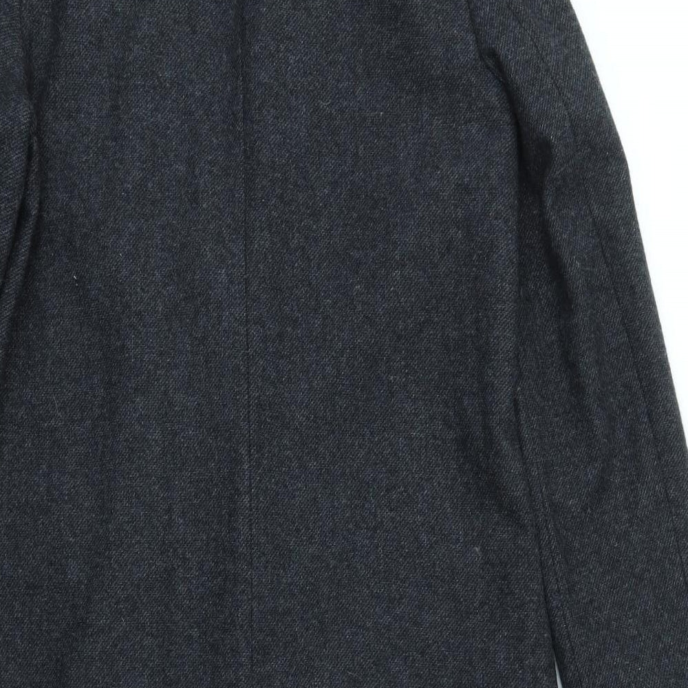 M&S Womens Black   Jacket Coat Size 12