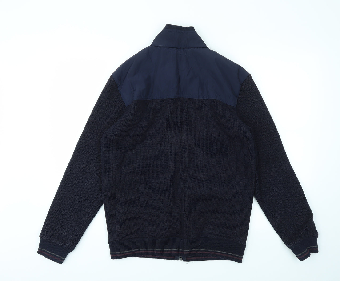 M&S Mens Blue   Full Zip Hoodie Size S