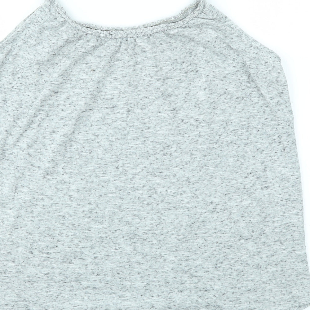 New Look Womens Grey   Basic T-Shirt Size 10