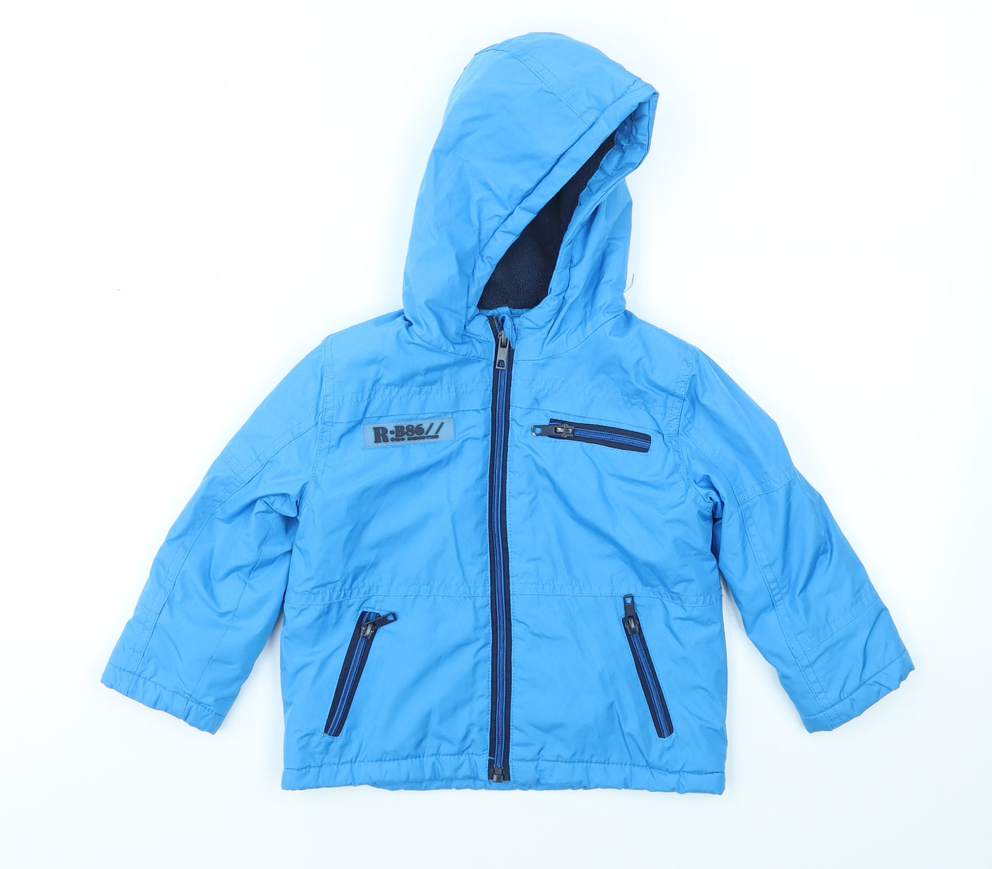 Rebel Boys Blue   Basic Coat Coat Size 18-24 Months