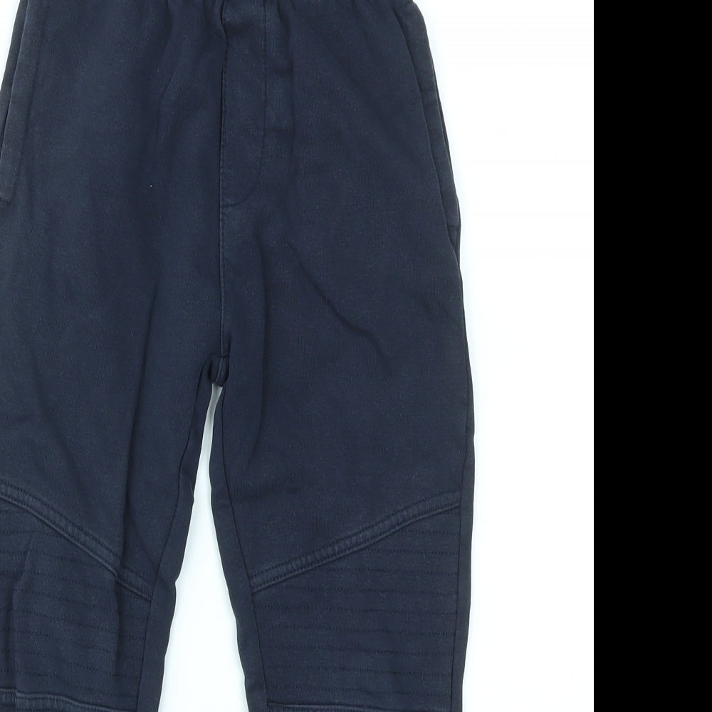 George Boys Blue   Jogger Trousers Size 5-6 Years
