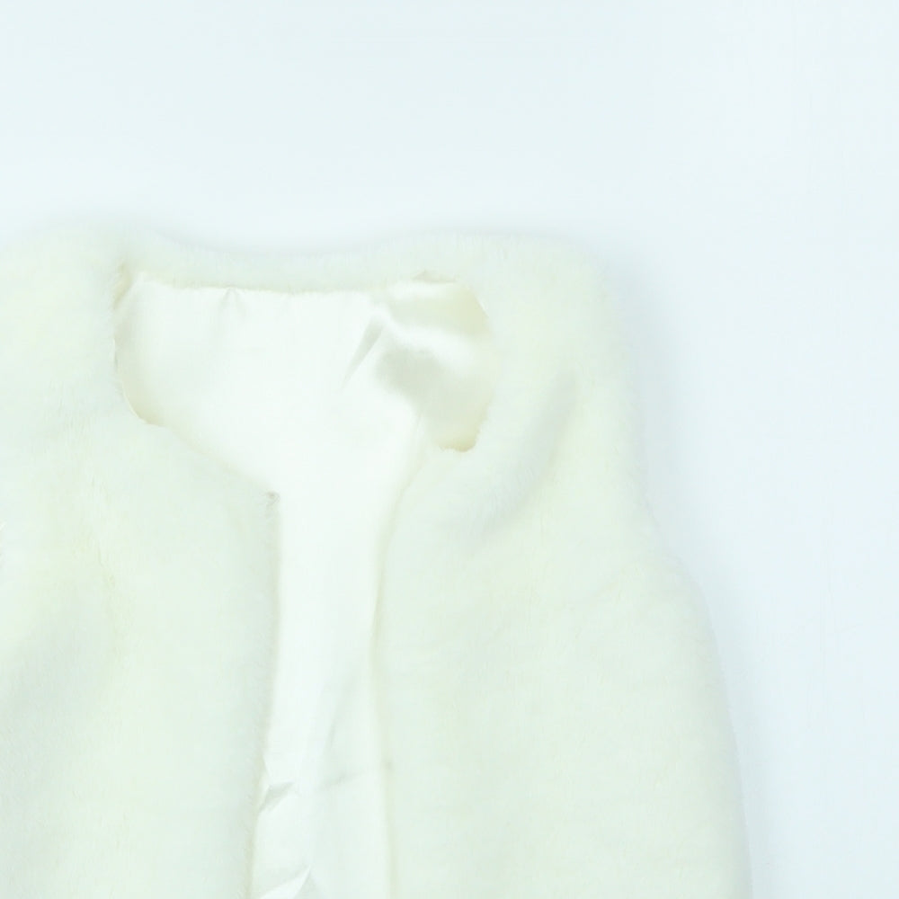 Matalan Girls Ivory   Cardigan Jumper Size 5-6 Years