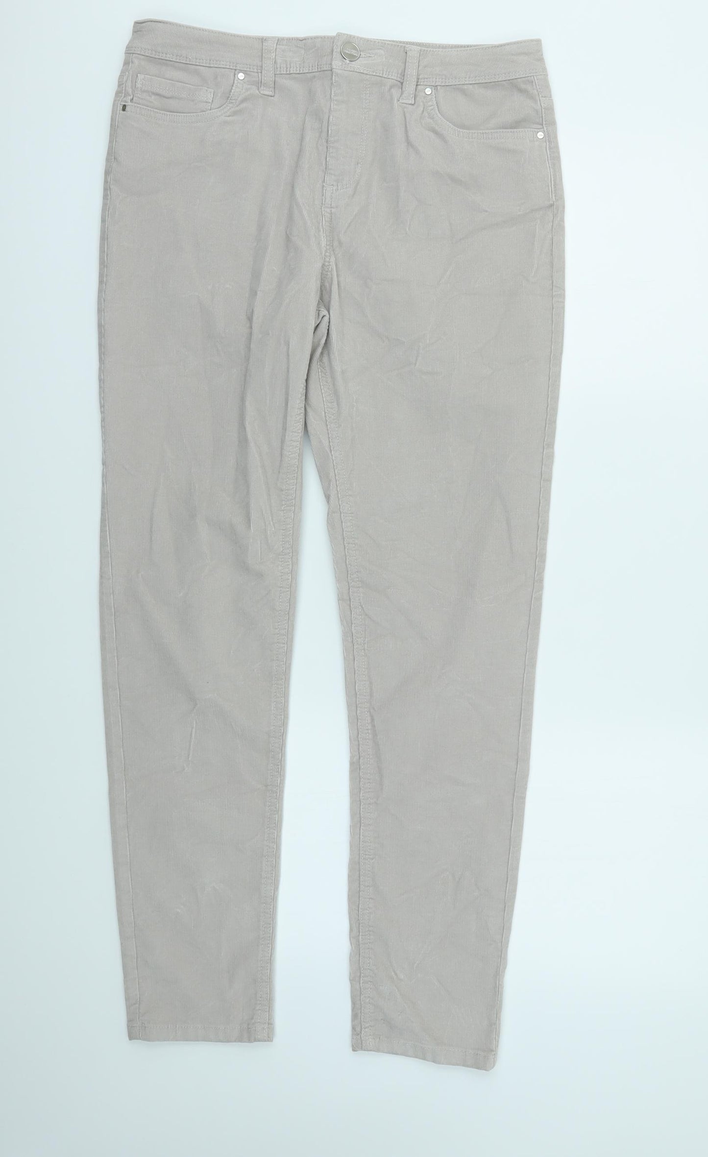 F&F Womens Beige   Trousers  Size 14 L30 in