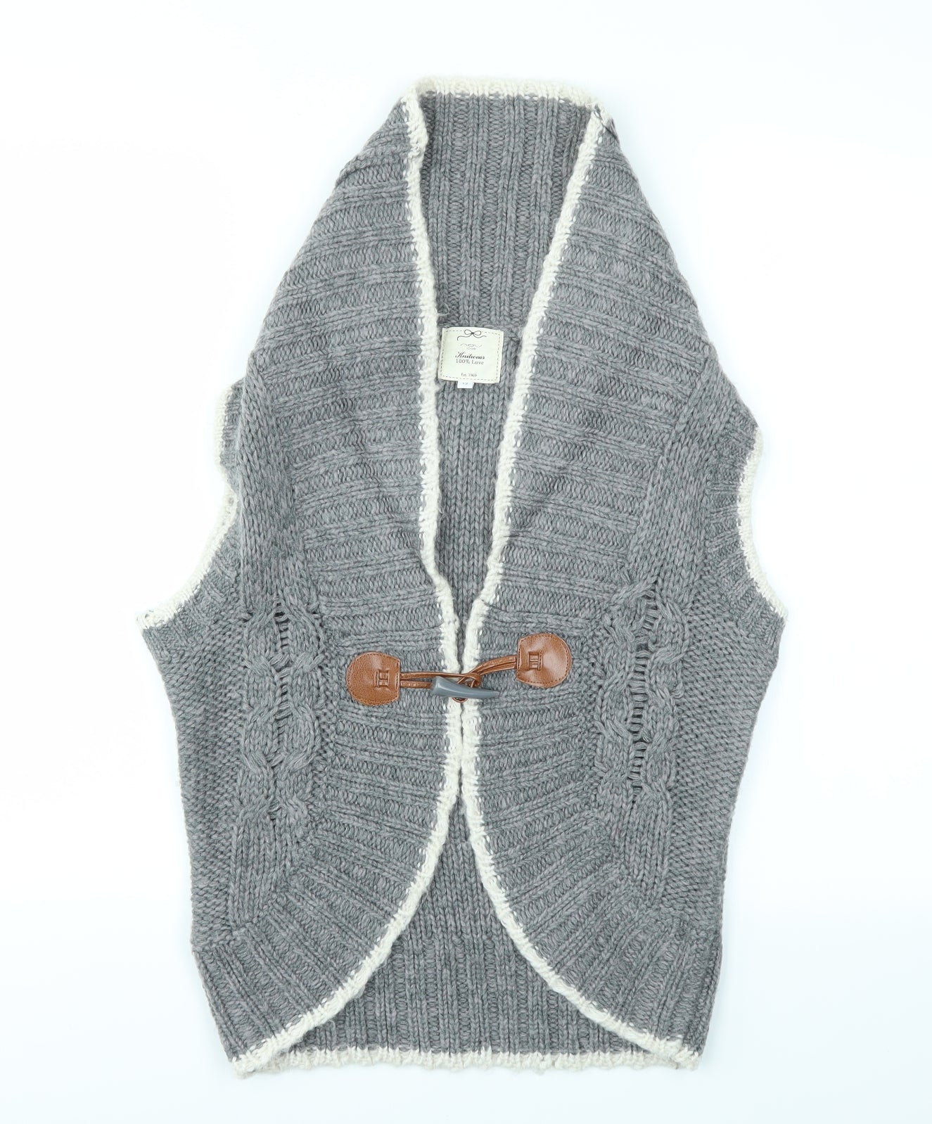 NEW LOOK  Womens Grey   Cardigan Jumper Size 12