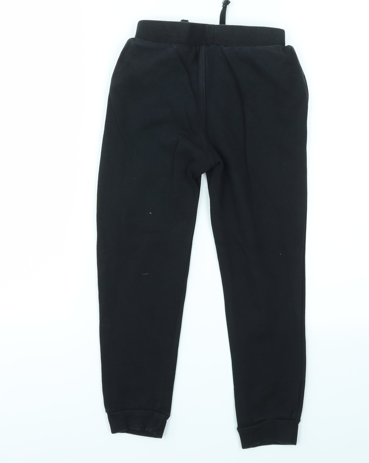 George Boys Black   Jogger Trousers Size 7 Years
