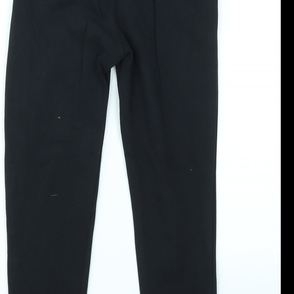 George Boys Black   Jogger Trousers Size 7 Years