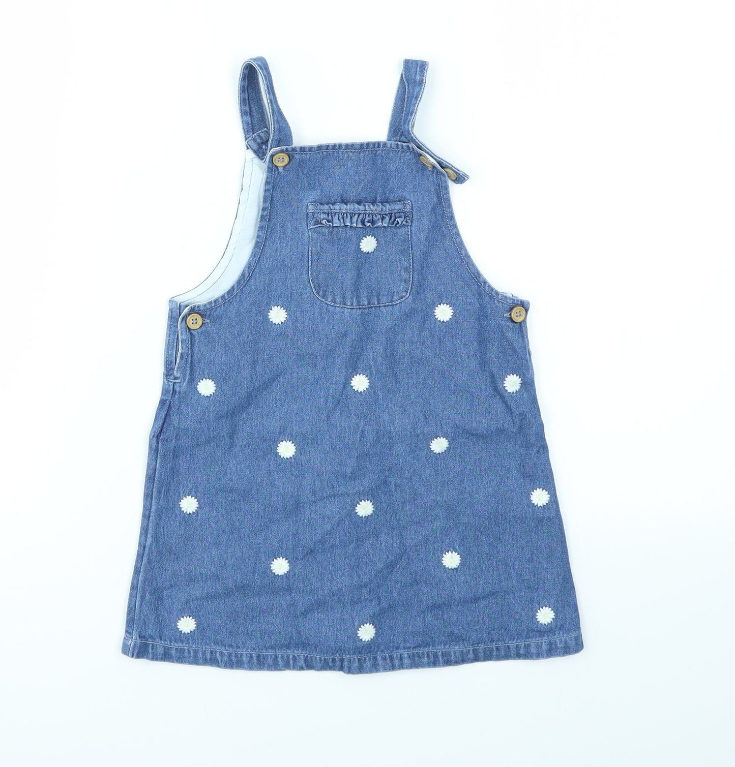 TU Girls Blue Floral  Fit & Flare  Size 18-24 Months