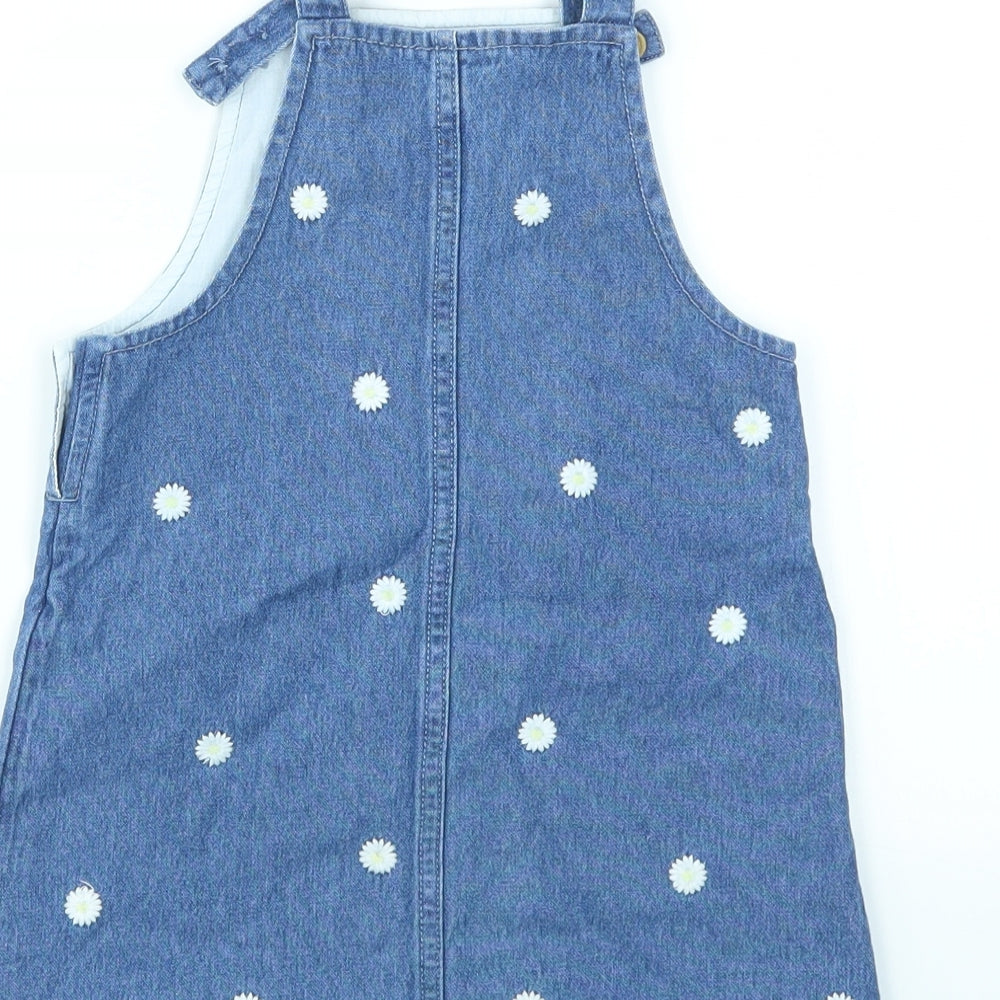 TU Girls Blue Floral  Fit & Flare  Size 18-24 Months