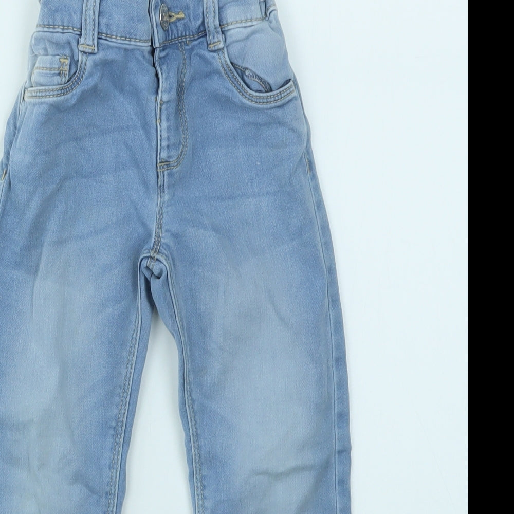 F&F Girls Blue   Skinny Jeans Size 3-4 Years
