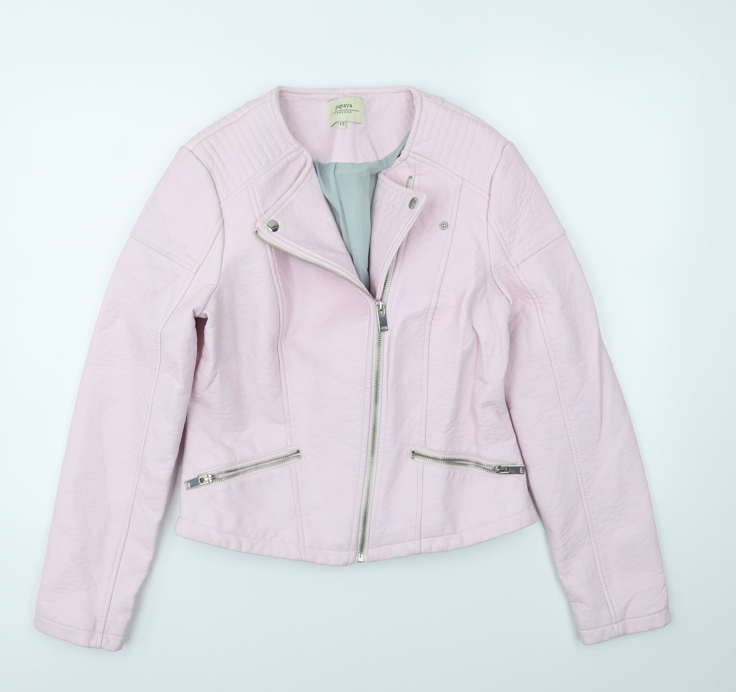 Papaya Womens Pink   Jacket Coat Size 12