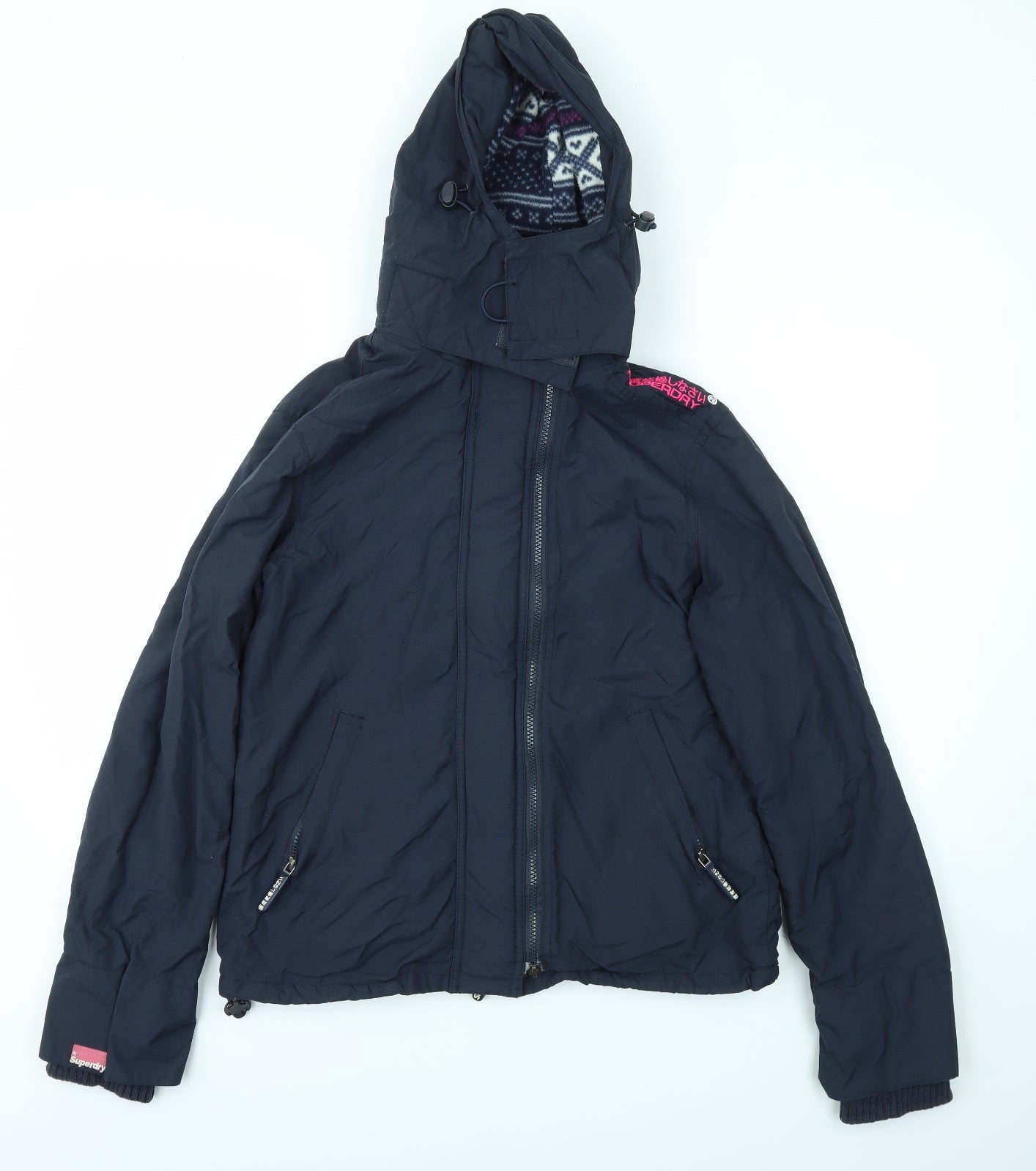 Superdry Womens Blue   Jacket Coat Size L