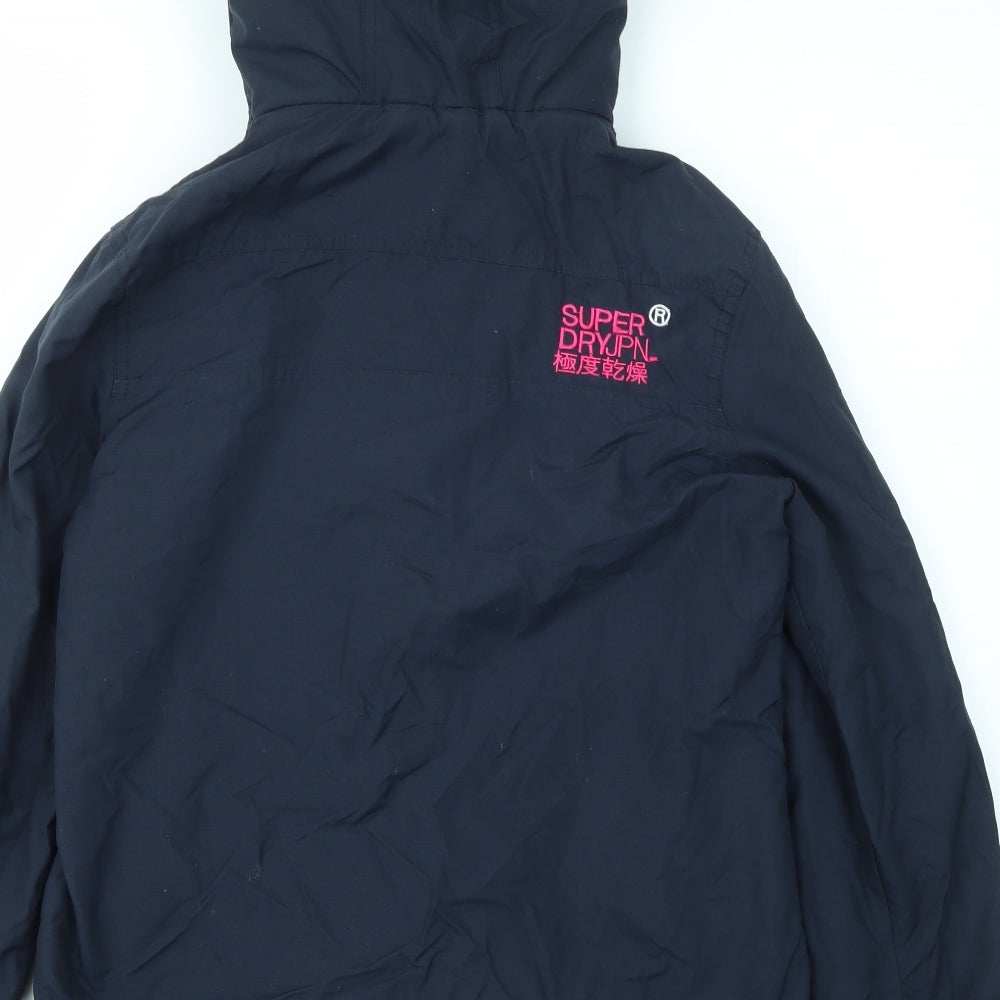 Superdry Womens Blue   Jacket Coat Size L