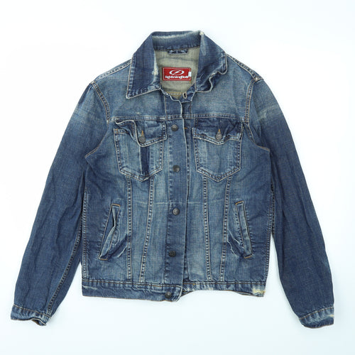 Lightning Bolt Mens Blue   Jacket  Size XS