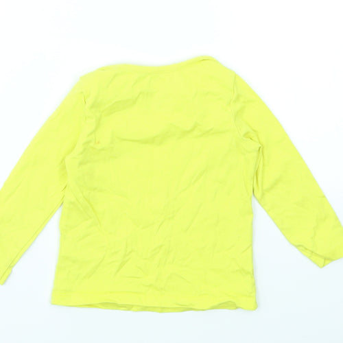 F&F Girls Yellow   Basic T-Shirt Size 9-12 Months