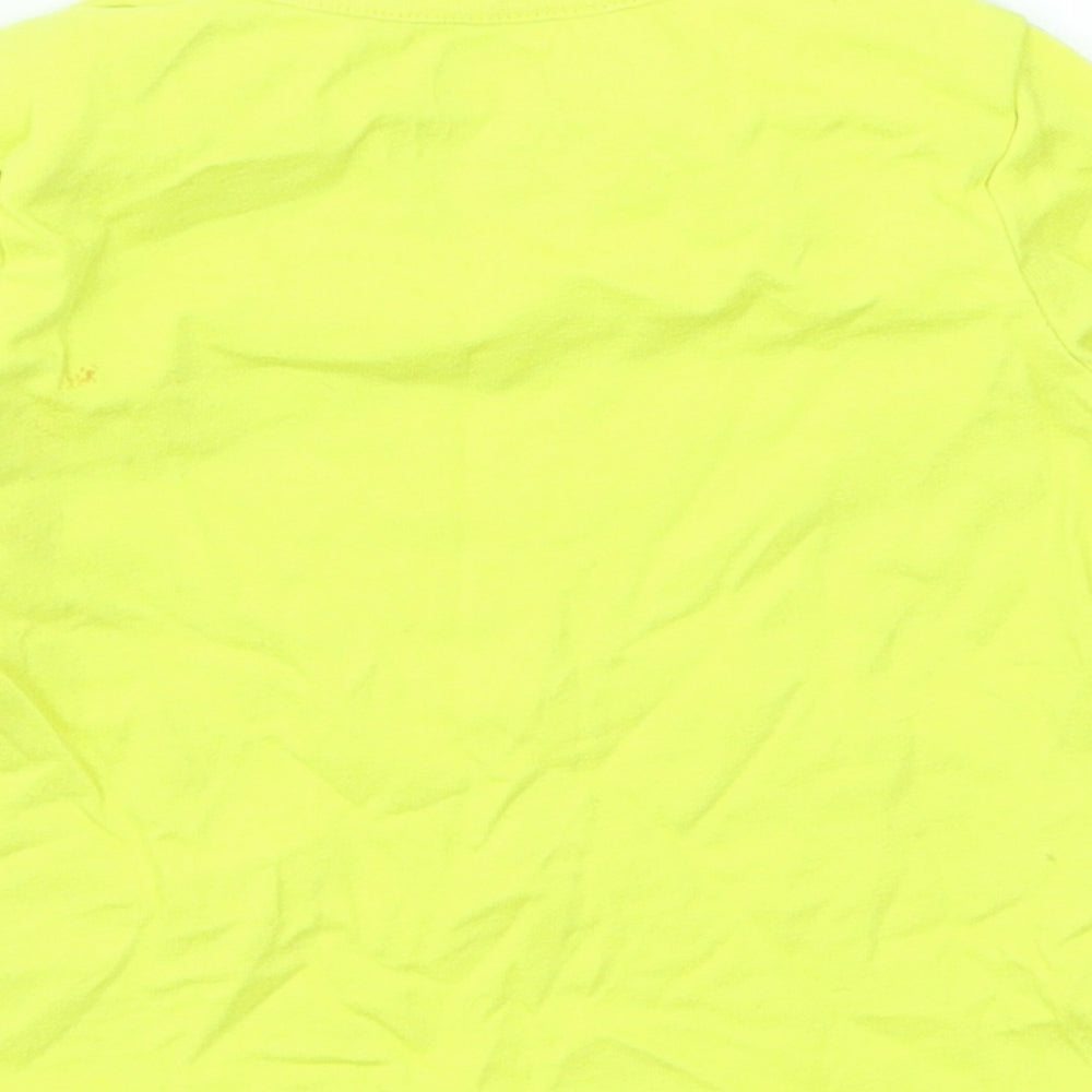 F&F Girls Yellow   Basic T-Shirt Size 9-12 Months