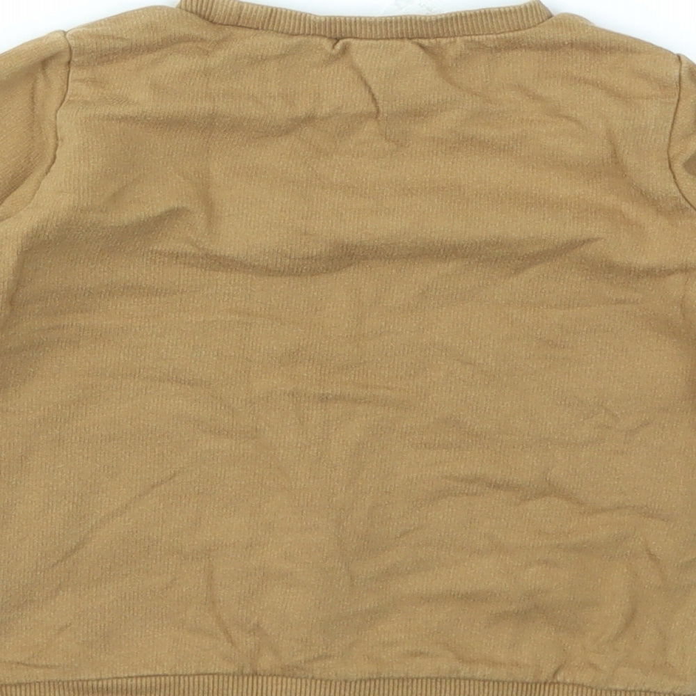 H&M Boys Brown   Pullover Jumper Size 12-18 Months