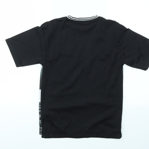 F&F Boys Black   Basic T-Shirt Size 7-8 Years
