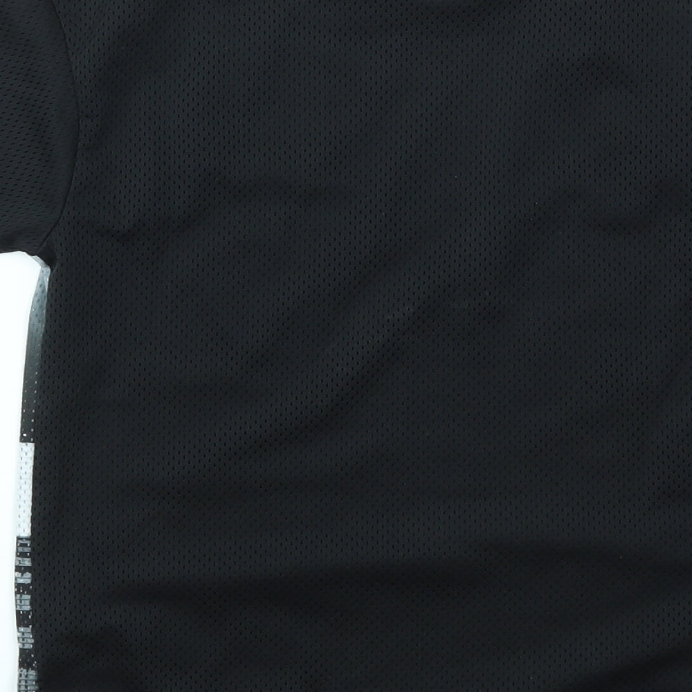 F&F Boys Black   Basic T-Shirt Size 7-8 Years